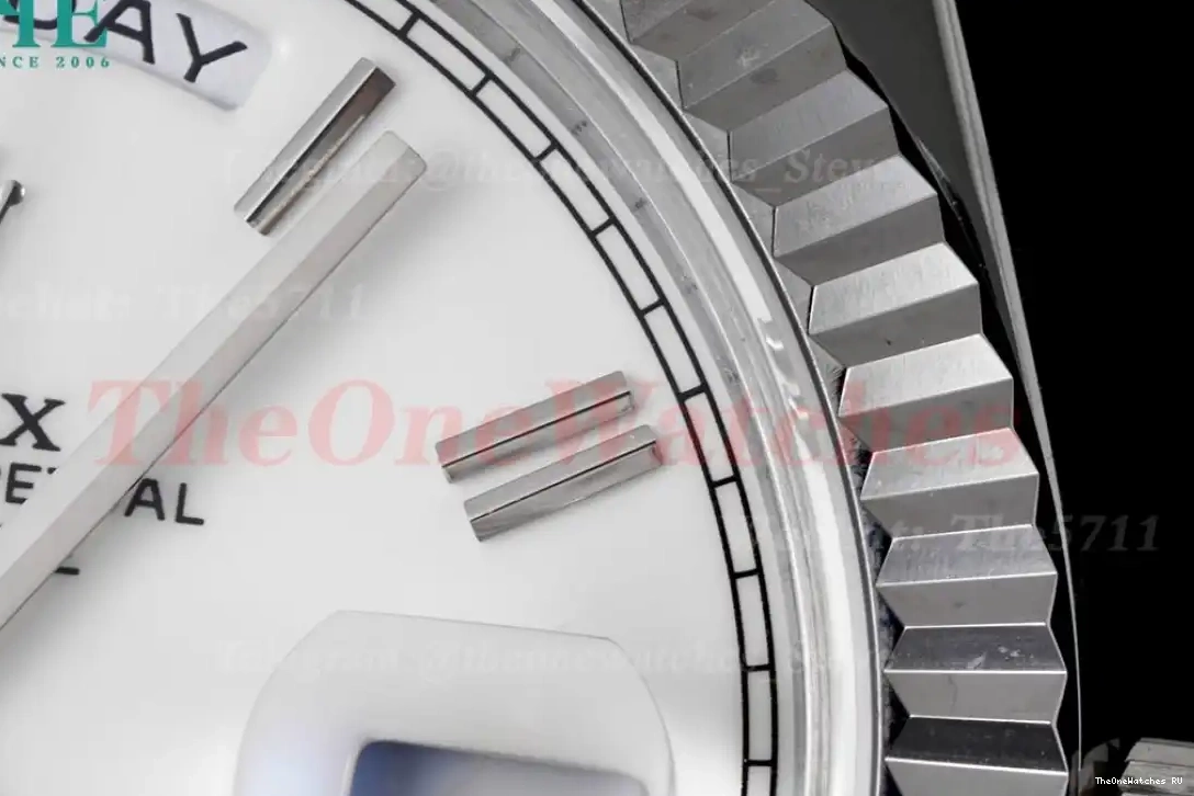 (Tungsten SS DayDate 40mm Heavy White Version) A3255 SS Pres Dial GSF 228239 0405